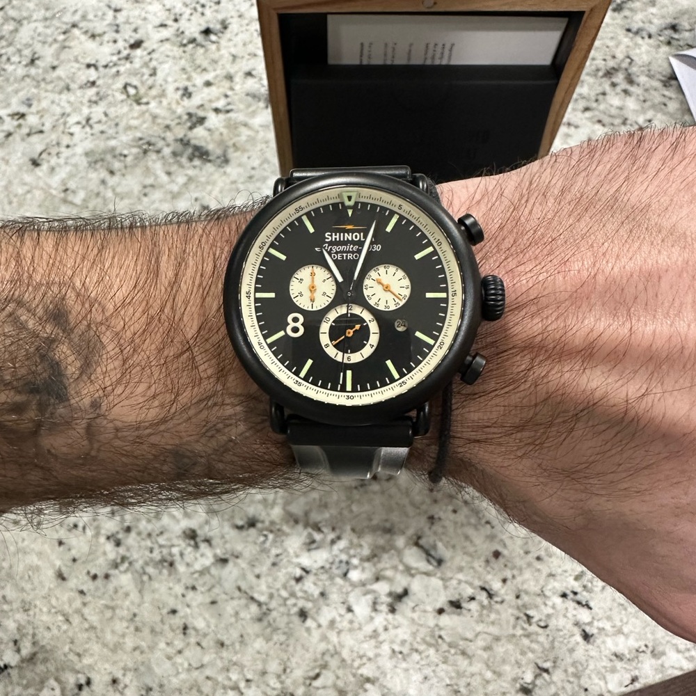 Shinola runwell sport chronograph